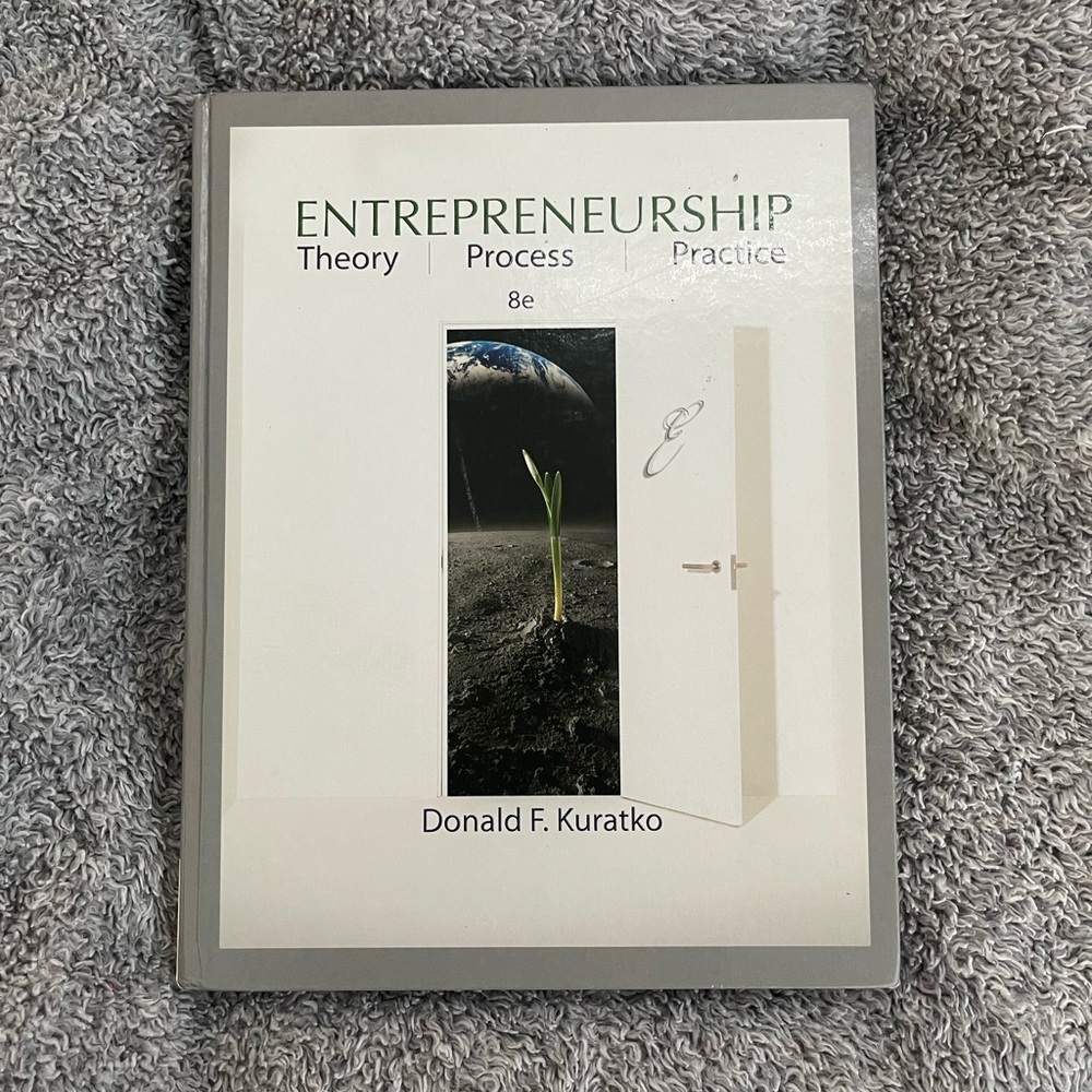 Entrepreneurship Theory Process Practice book